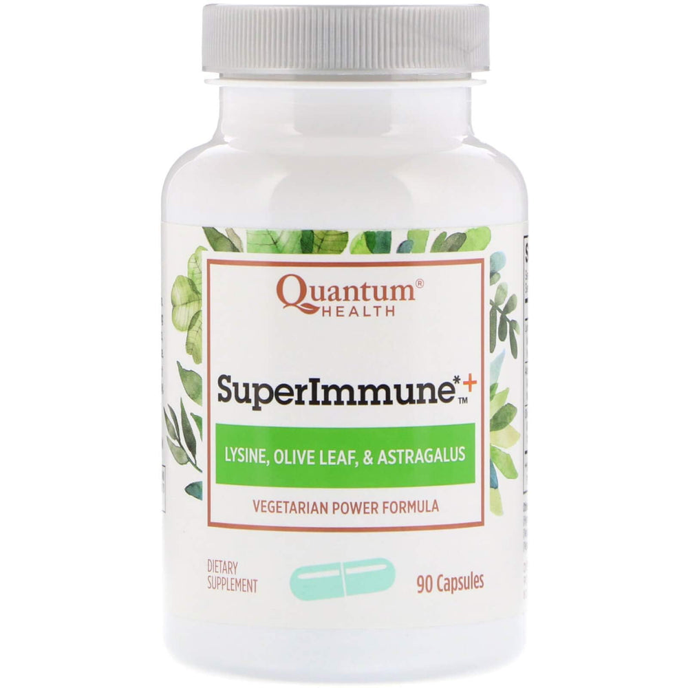 Product image: Super Immune+ Quantum 90 VCaps packaging and capsules