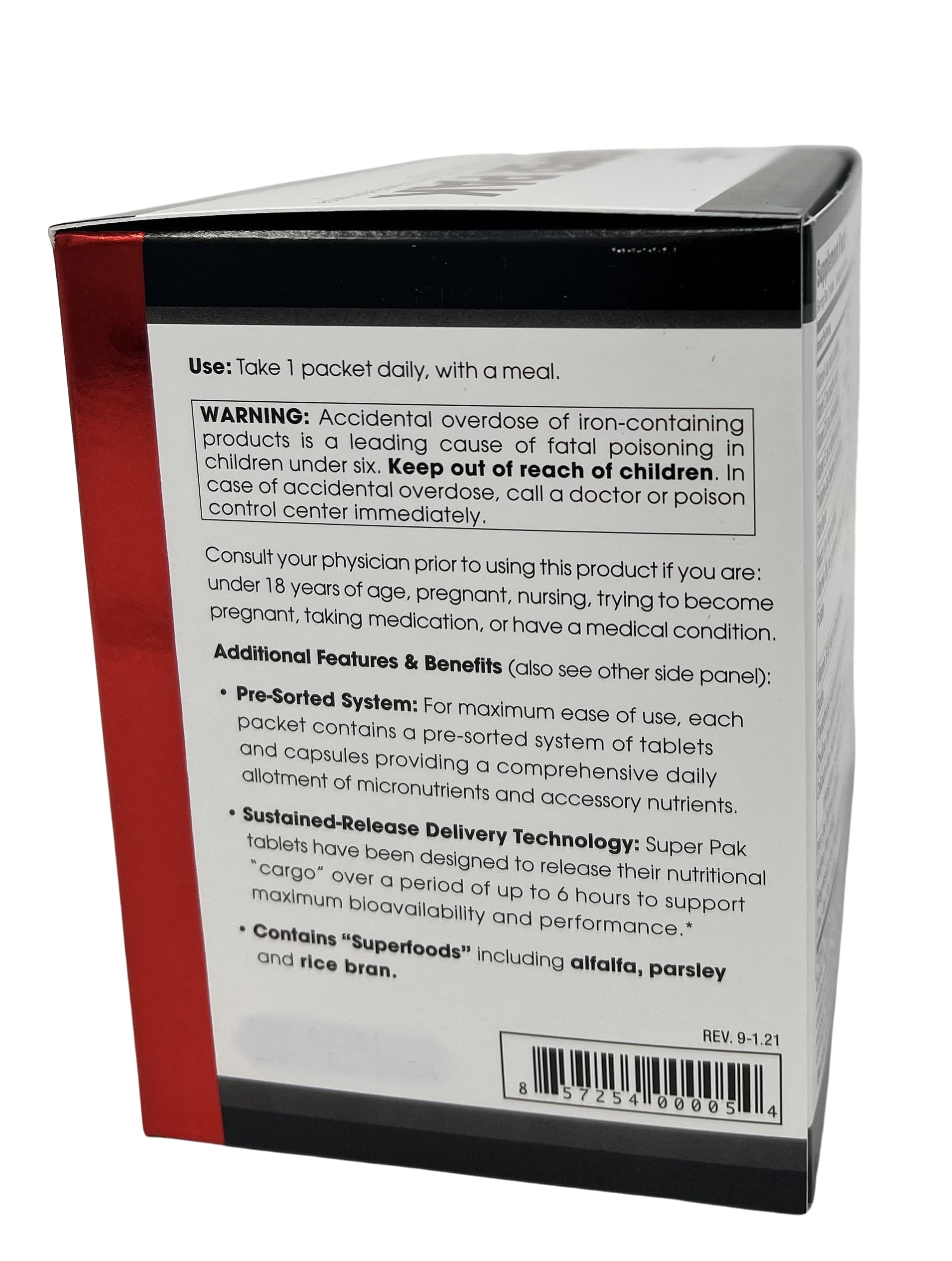 Digestive enzymes included in Super Pak