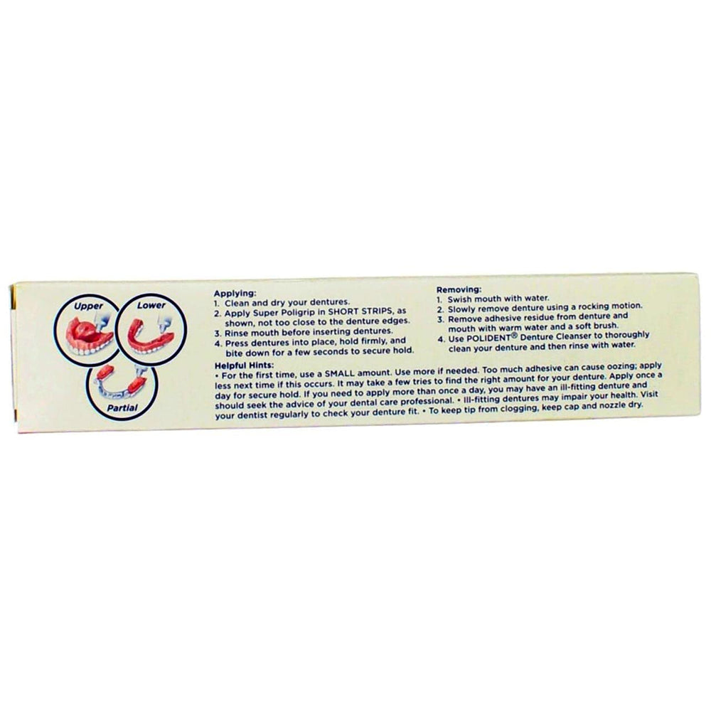 Glaxo Smith Kline logo on Poligrip packaging