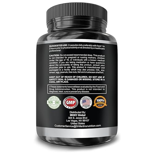 Close-up of bottle showing key ingredients: Maca, Arginine, Ginseng