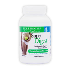 Morter HealthSystem SuperDigest bottle on a white background