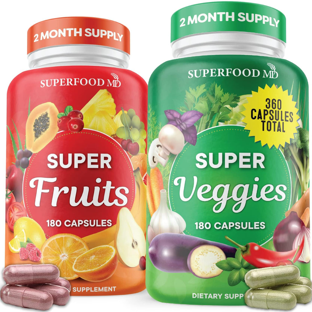 Main product image - Superfood Fruit & Veggie Supplement 360 capsules (2-pack)