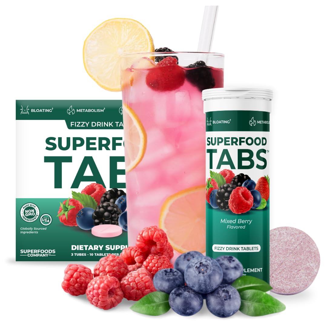 Superfood Tabs weight management idea illustrates support for a healthy lifestyle.