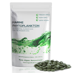 Bottle of SuperFoodISM Marine Phytoplankton 250 tablets