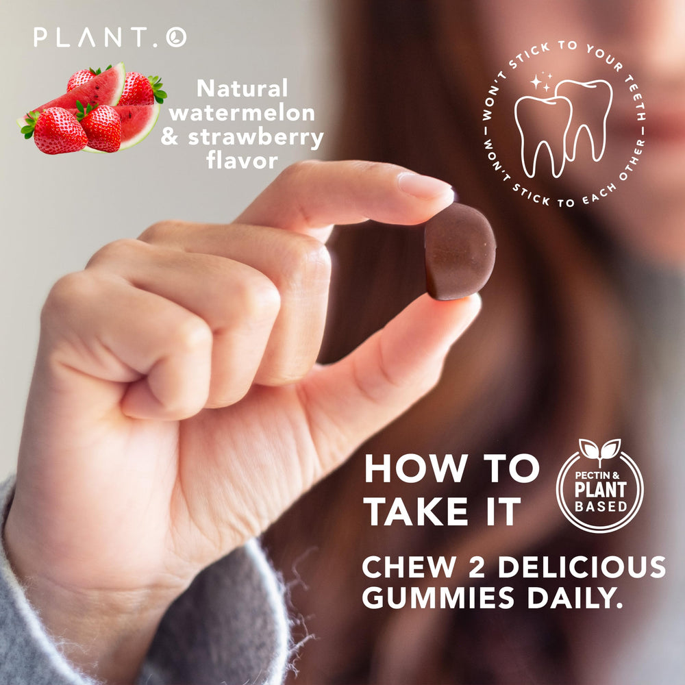 Digestive health support graphic for SuperGreens Gummies