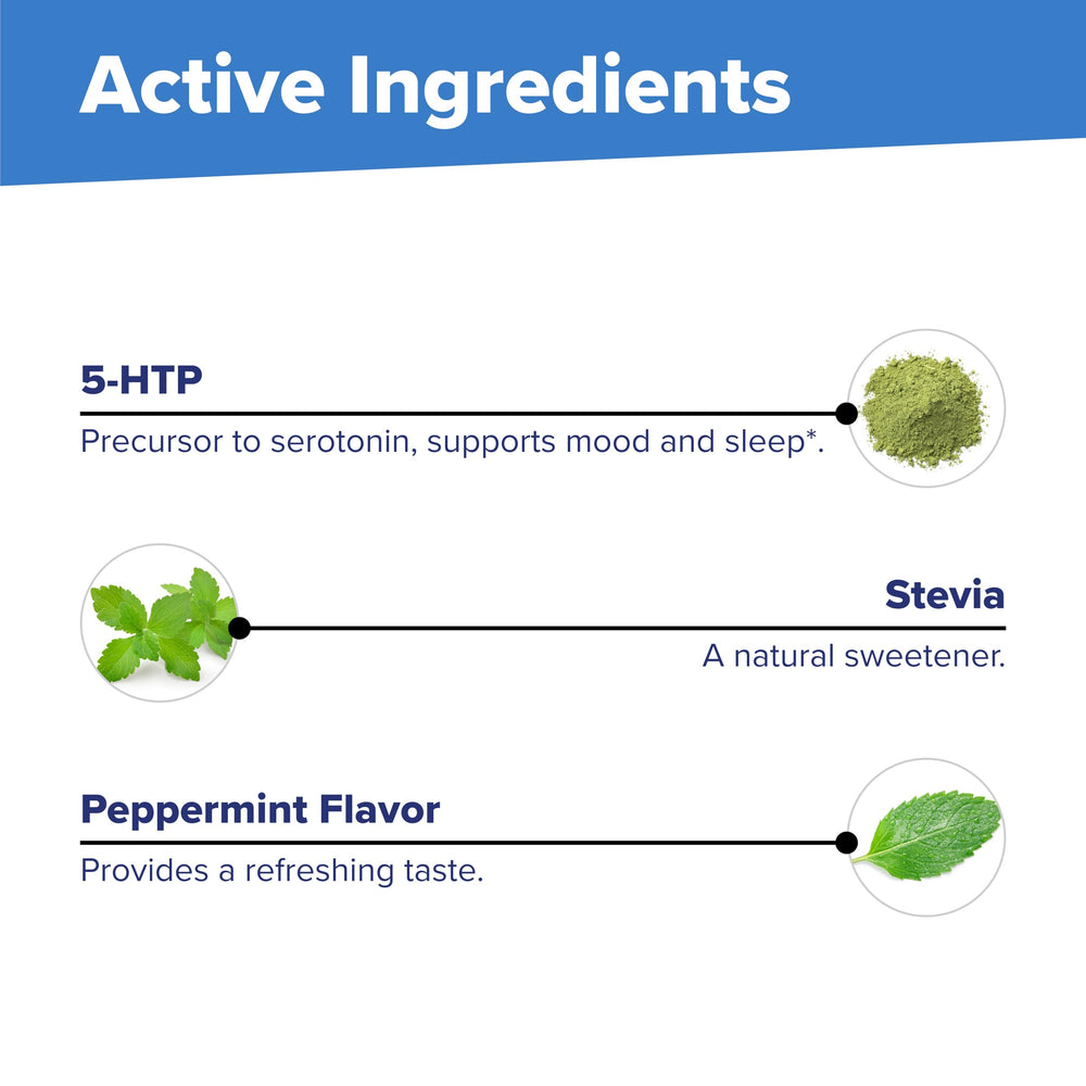Nutrition facts label for Superior Source 5-HTP
