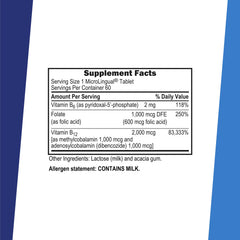 Methylcobalamin B-12 tablet highlighting 2000 mcg