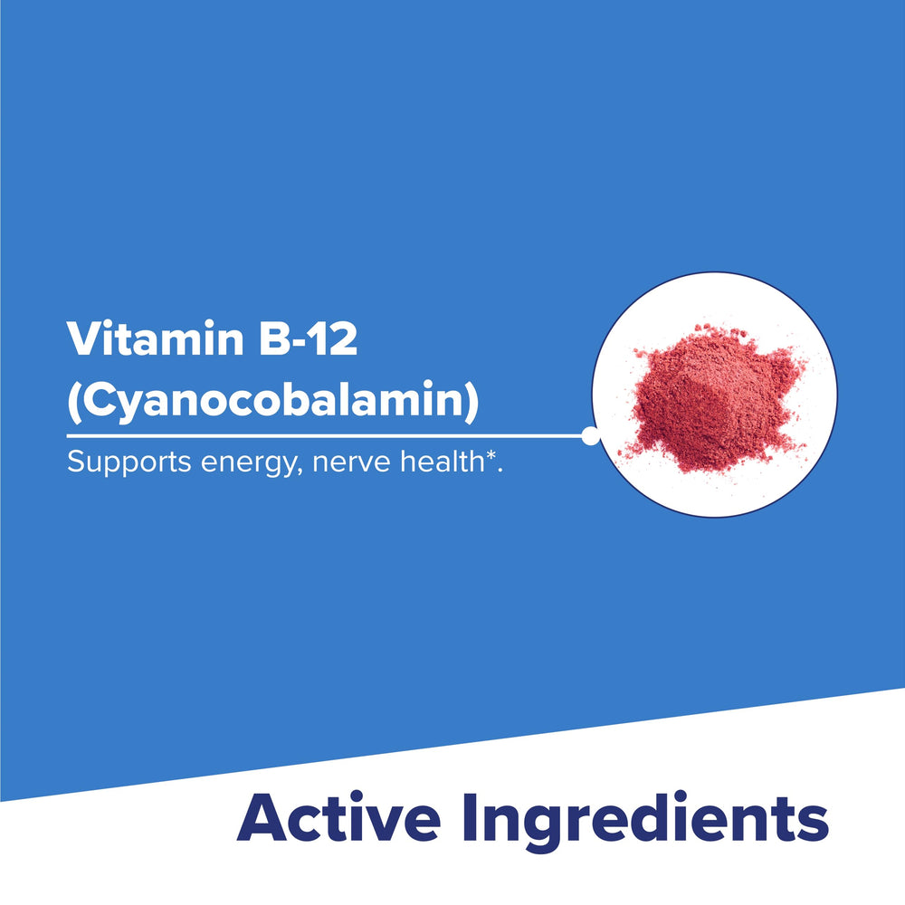 Bariatric-friendly vitamin B-12 tablet