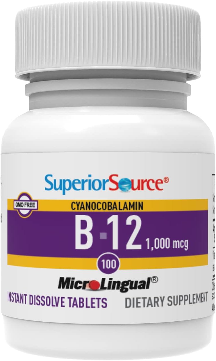 Concept image showing brain health benefits of B-12