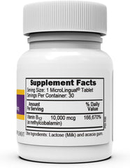 Bottle of Superior Source B-12 No Shot supplements