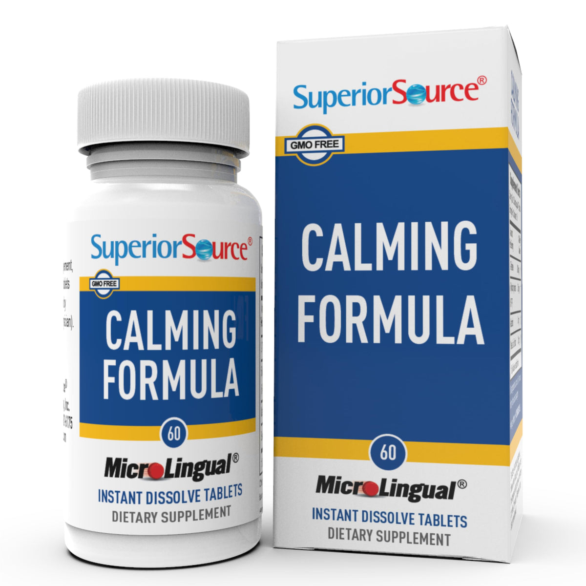 Product image: Superior Source Calming Formula microlingual tablets, 60 count