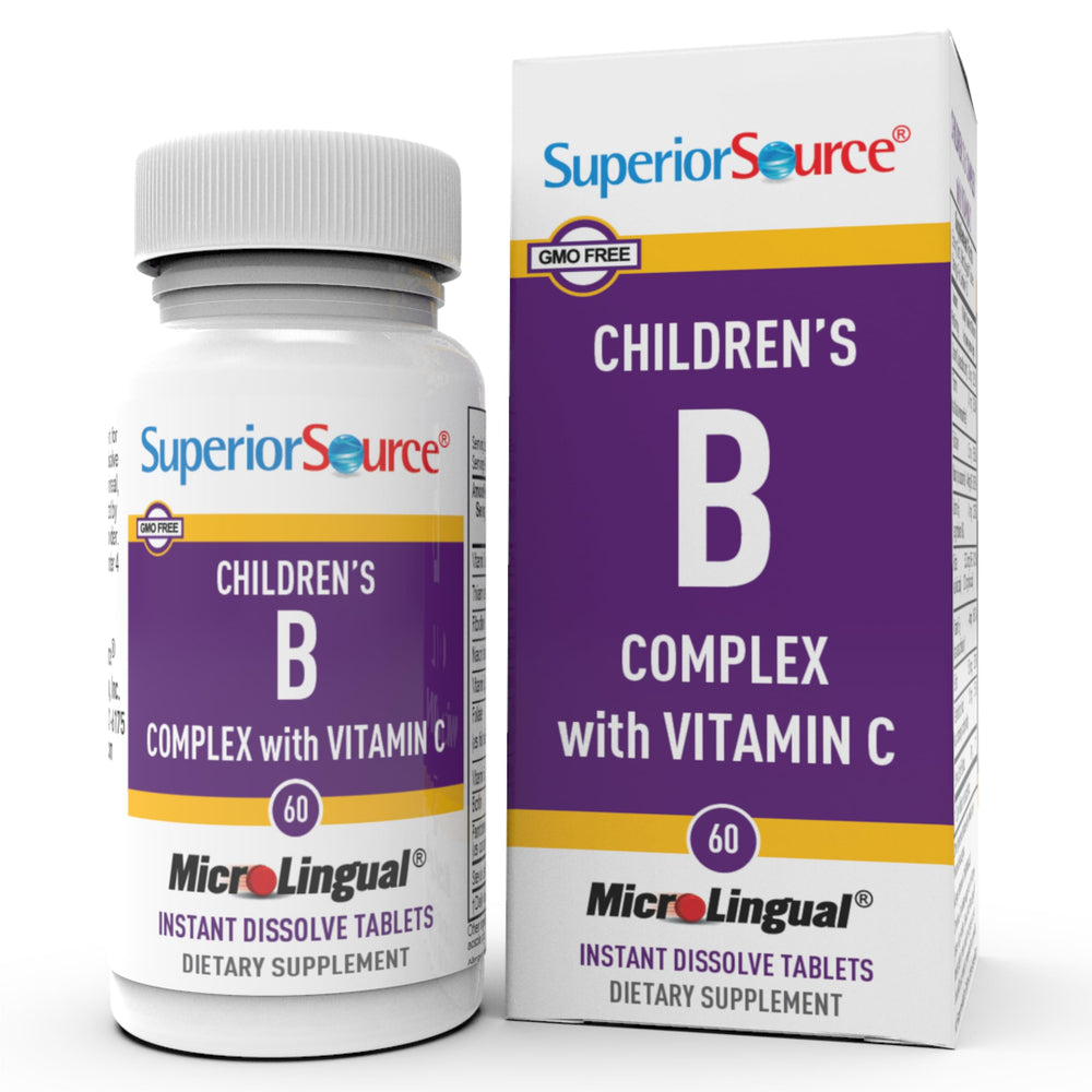 Bottle of Superior Source Kids B Complex with Vitamin C