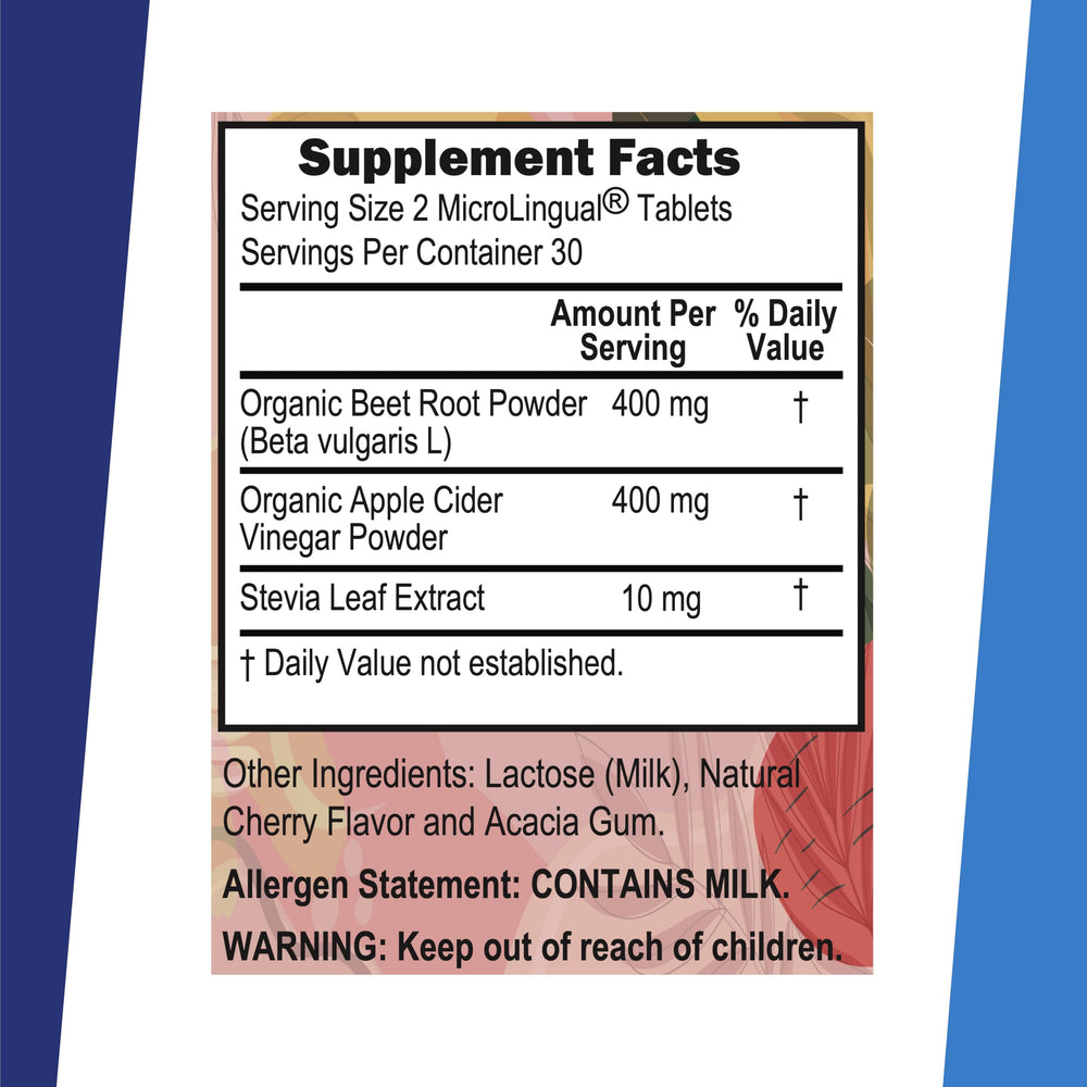 Superior Source microLingual tablets close-up highlights purity and precise dosing.