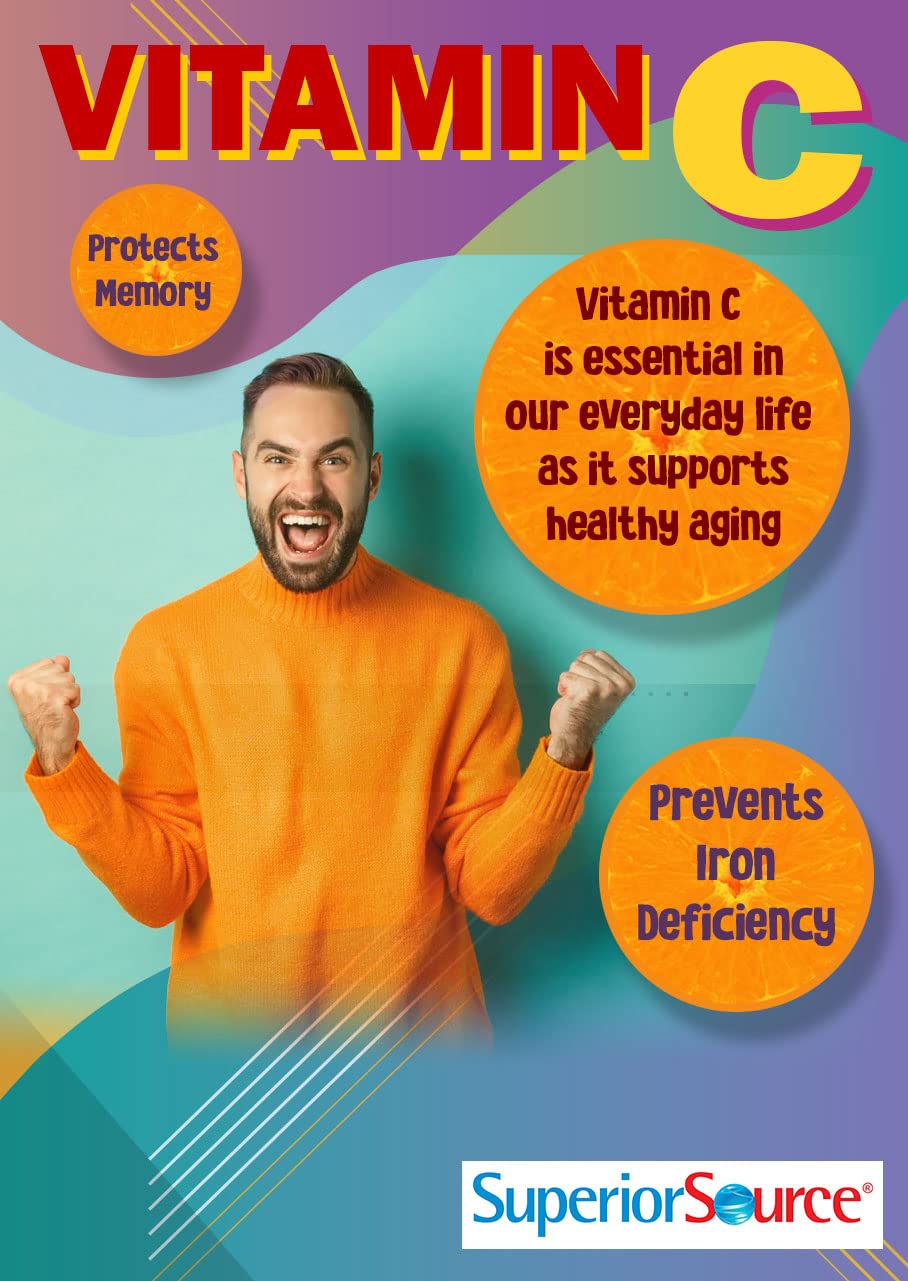 Senior- and bariatric-friendly vitamin C formula
