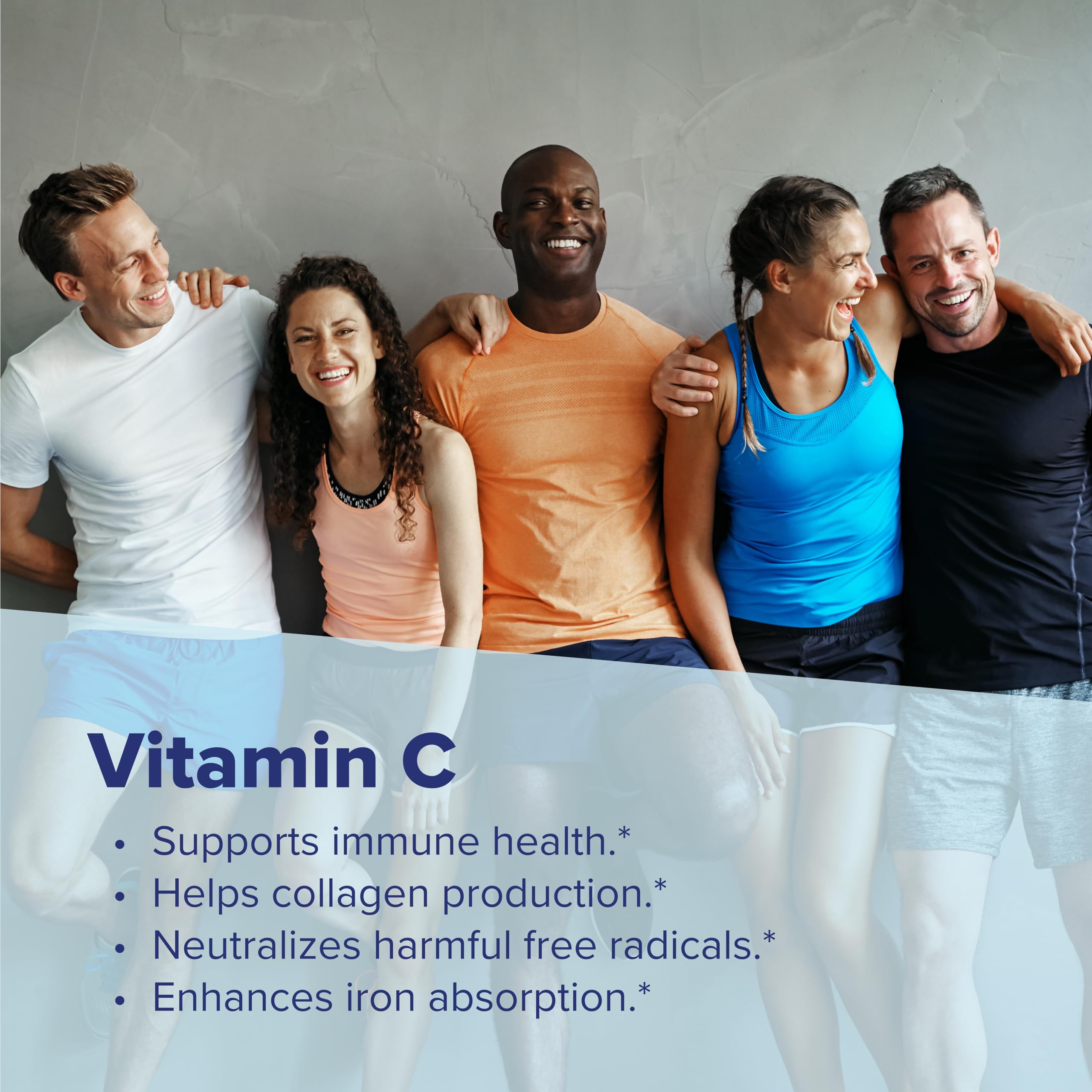 Bariatric-friendly Vitamin C tablet with low sodium