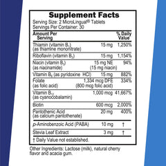 Bottle of Superior Source Women’s B Complex multivitamin