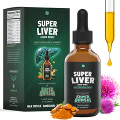 Super Liver liquid drop bottle featuring Milk Thistle