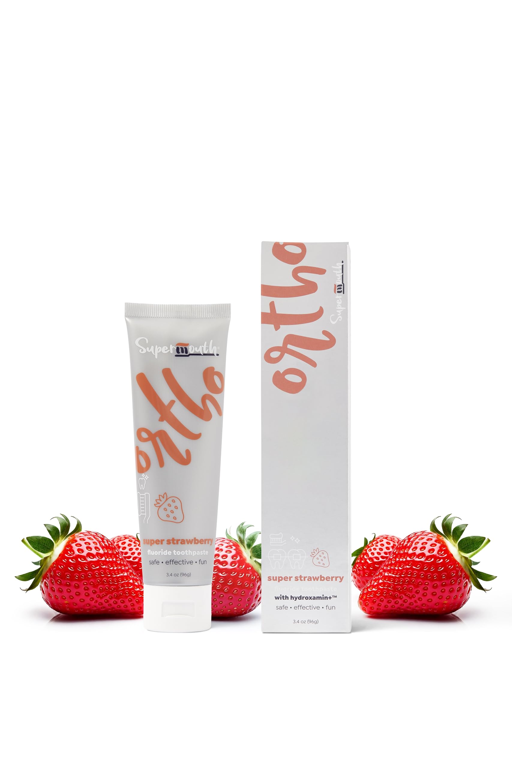SuperMouth Ortho Toothpaste tube for braces and aligners