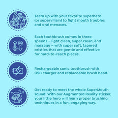 Rechargeable toothbrush with USB charger