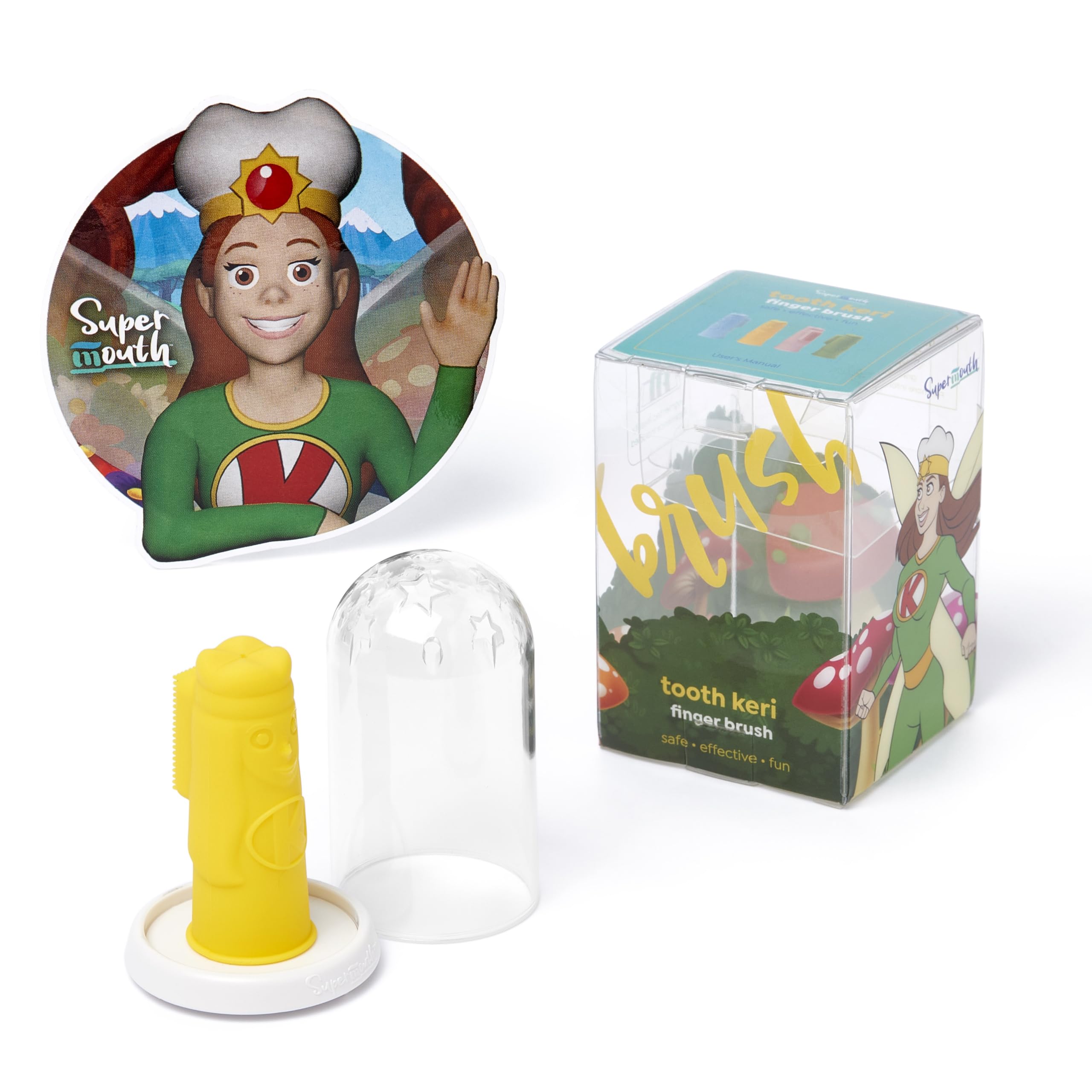 Hero image of SuperMouth Tooth Keri Baby Finger Brush