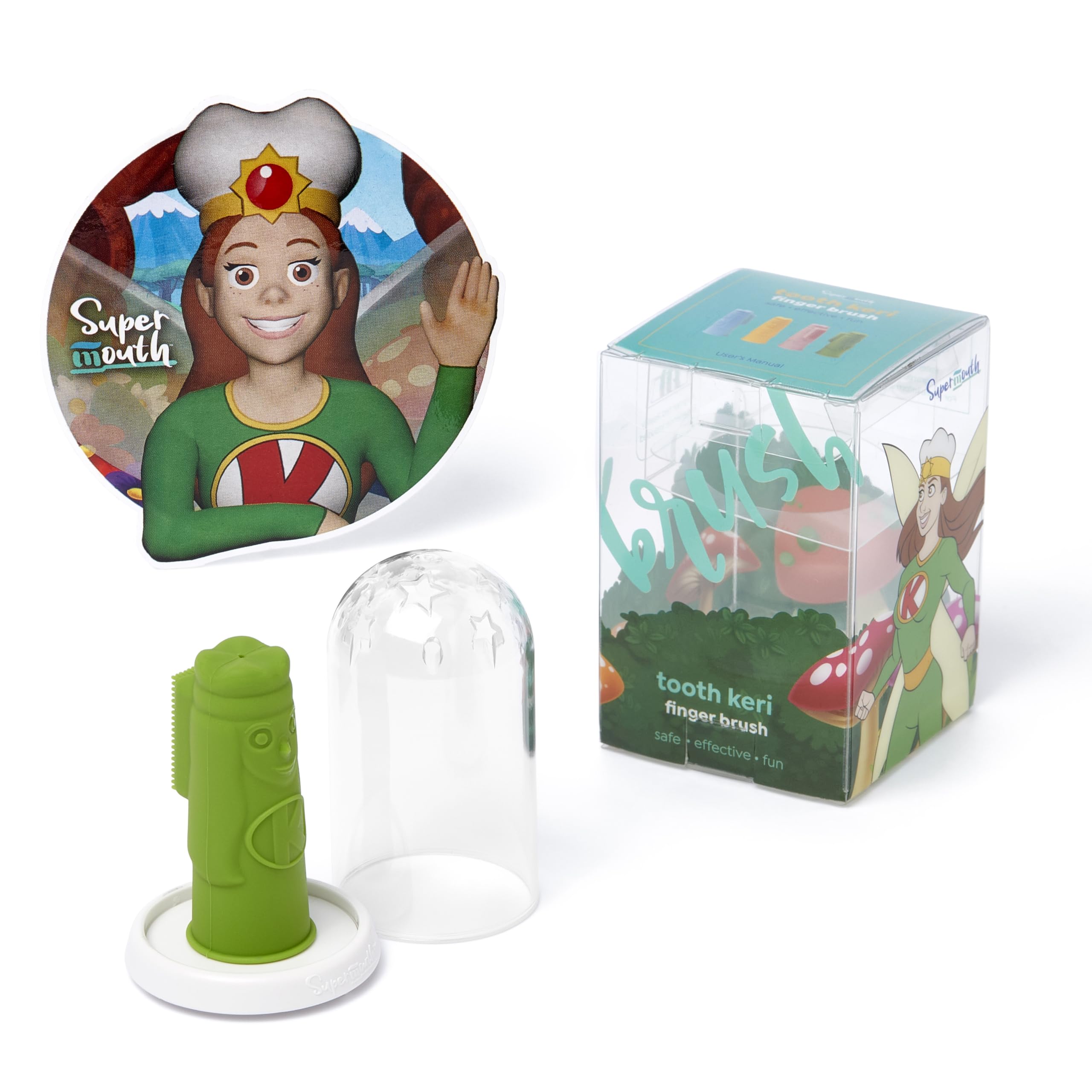 Main product image of SuperMouth Tooth Keri Baby Finger Brush