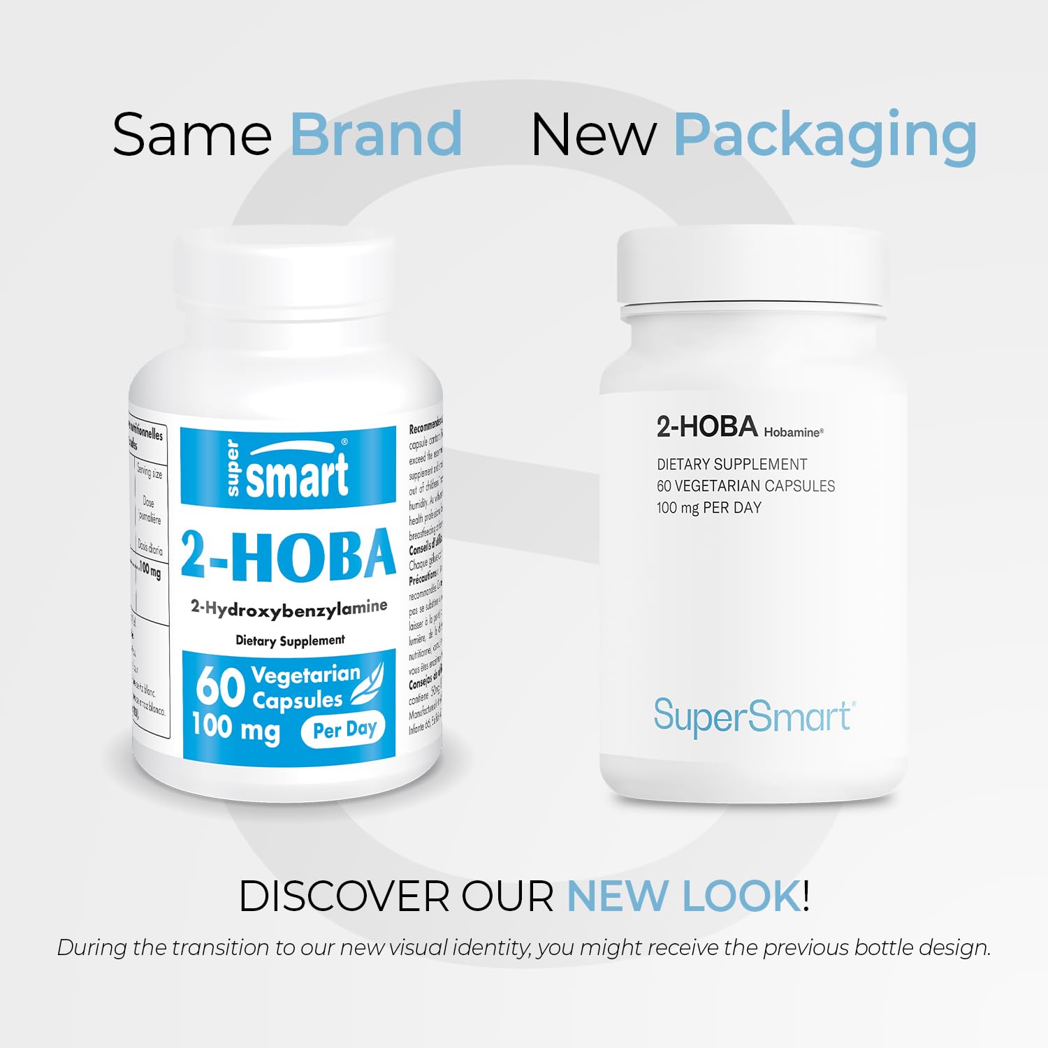 Close-up of Supersmart 2-HOBA capsules