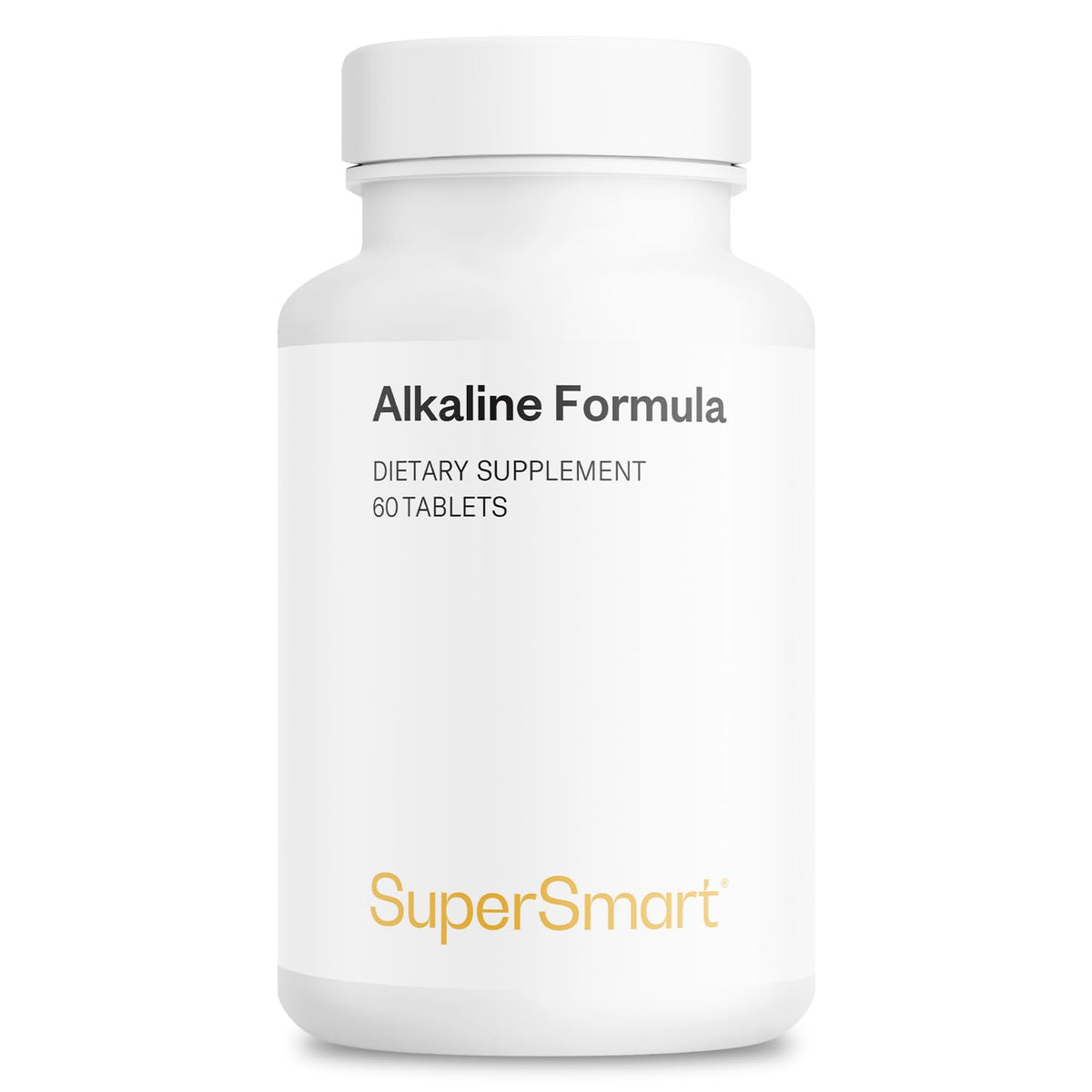 Bottle of Supersmart Alkaline Formula Advanced 60 tablets
