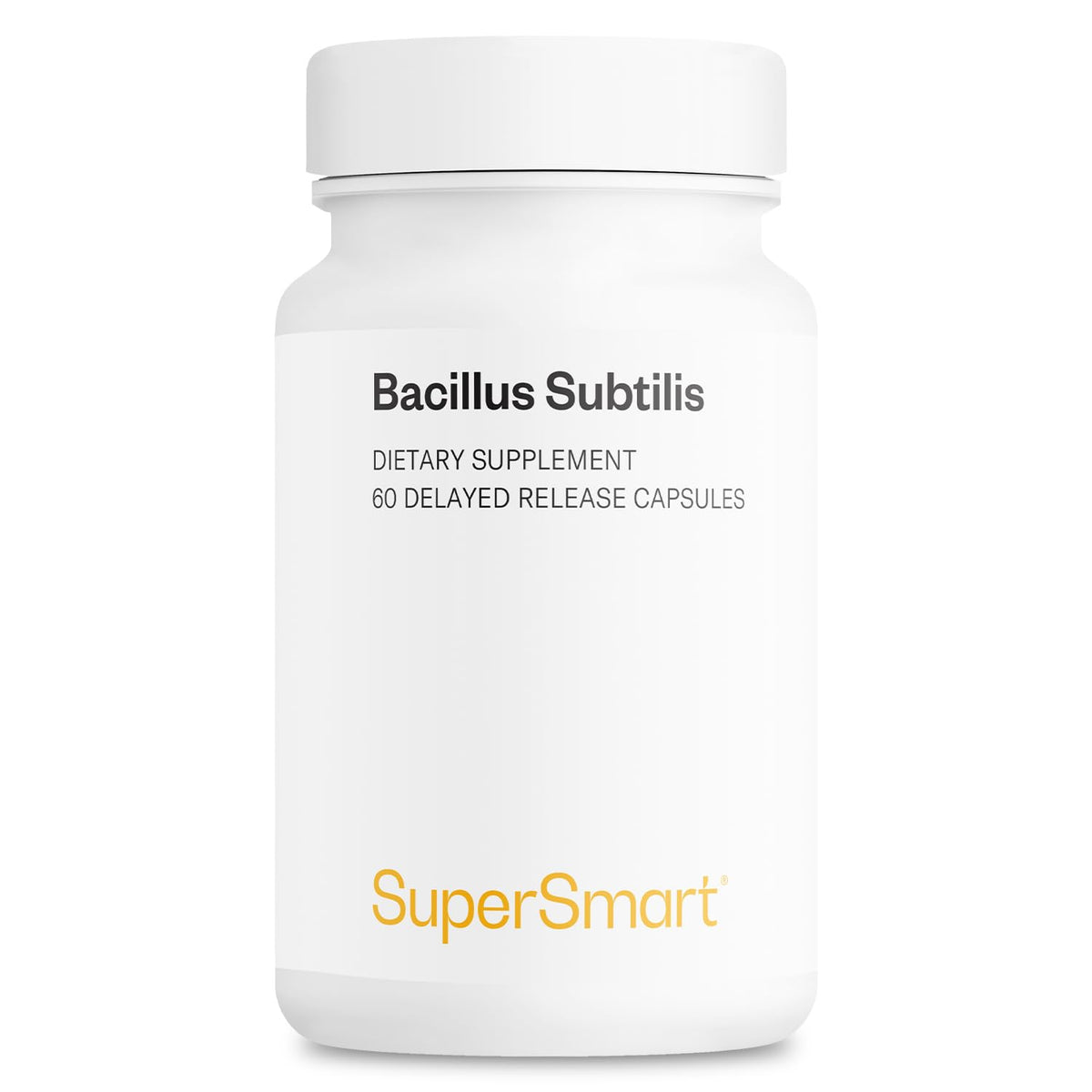 Supersmart Bacillus subtilis probiotic bottle