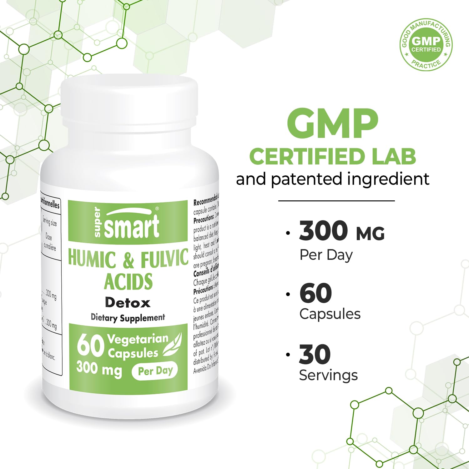 Non-GMO, gluten-free vegetarian formula label