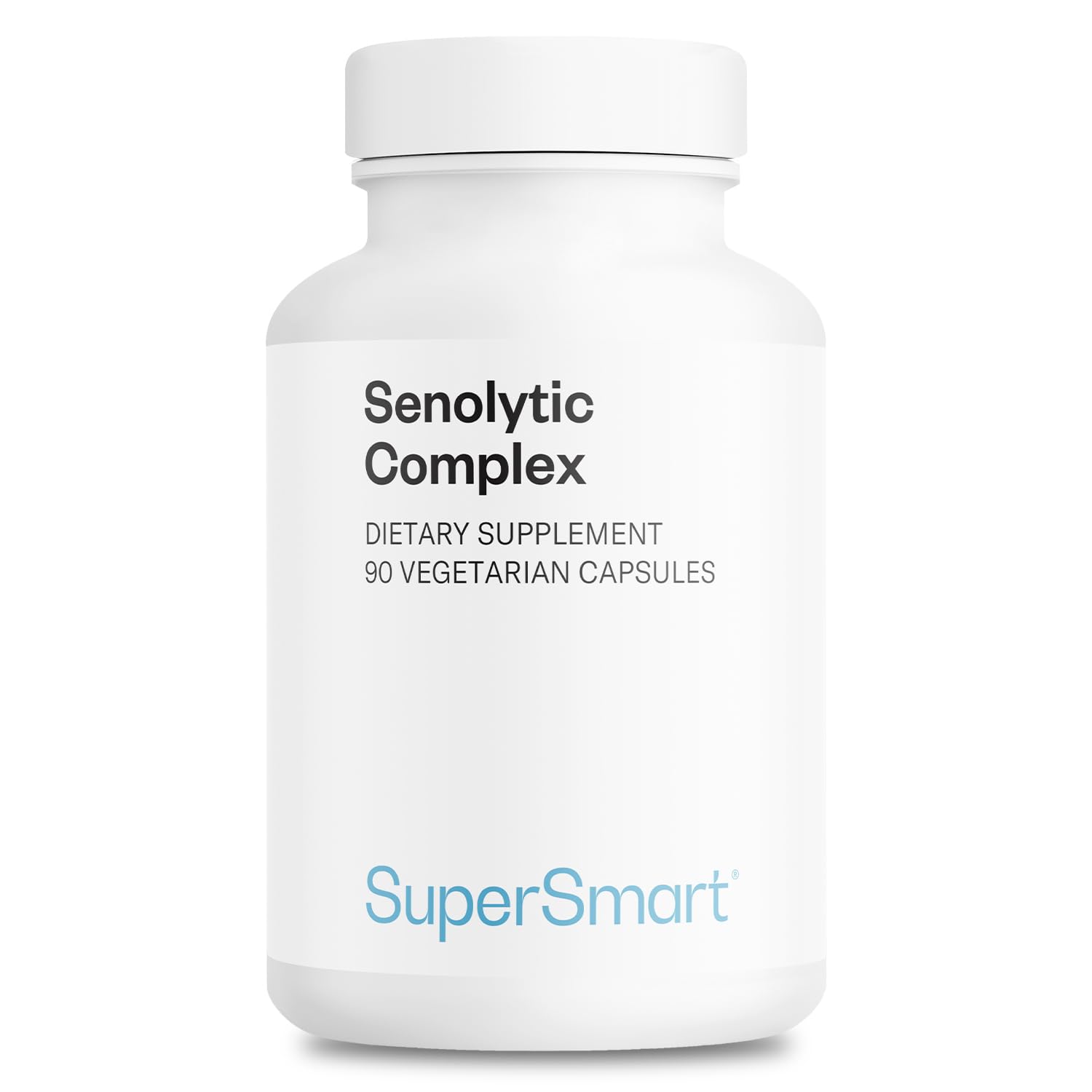 Supersmart Senolytic Complex bottle front label