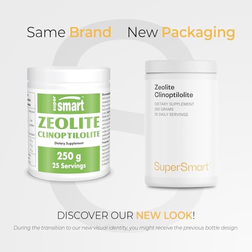 Close-up of micronized zeolite clinoptilolite powder texture