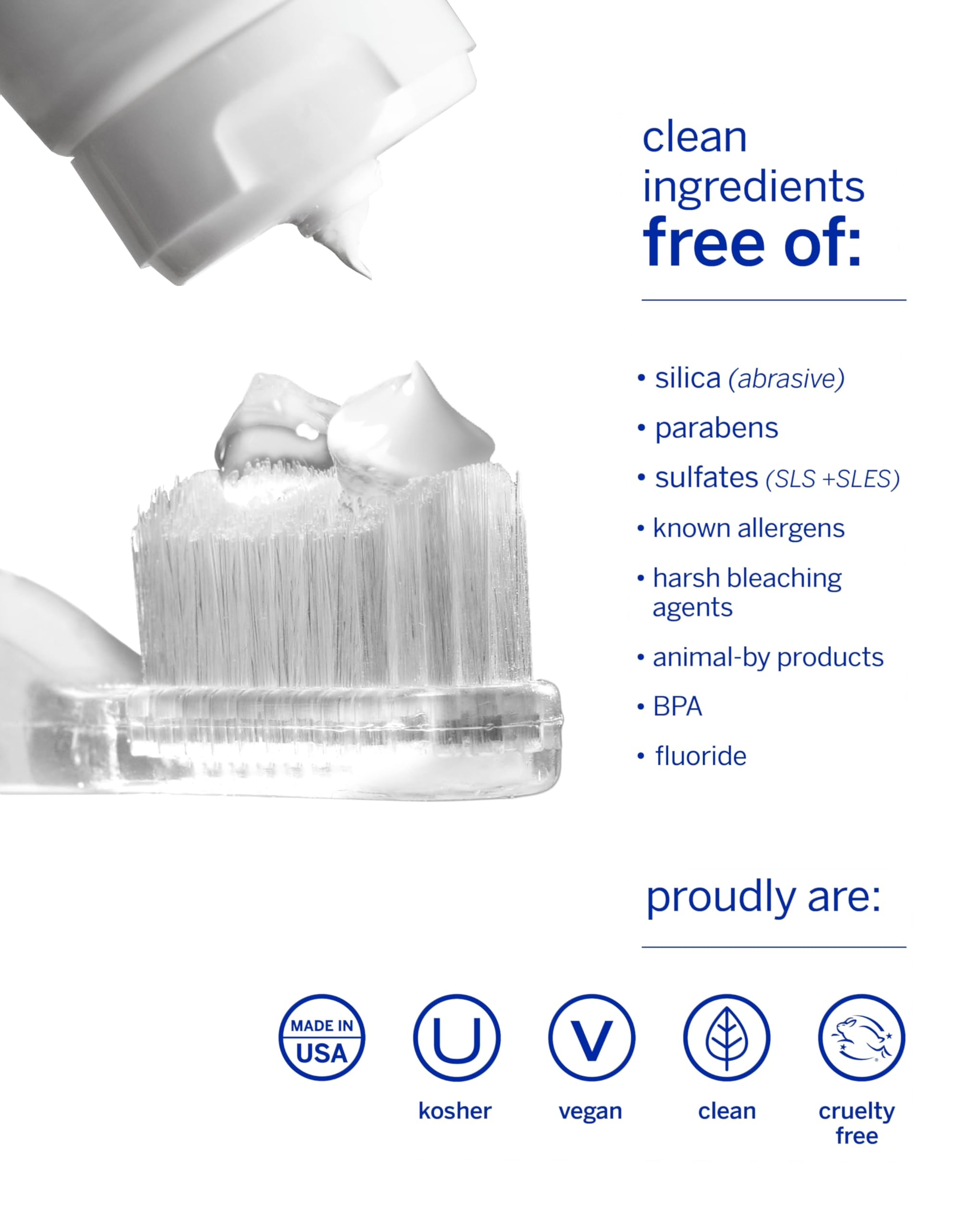 Whitening accelerator bottle and new generation toothbrushes