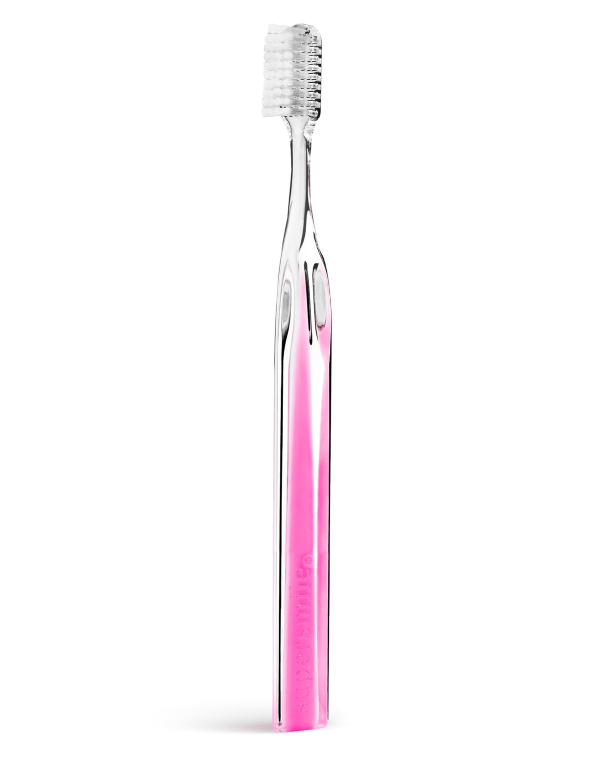 Supersmile Crystal Collection Toothbrush Pink Diamond – front view
