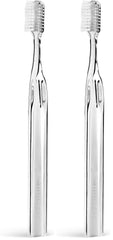 Supersmile Crystal Collection toothbrush with white coral color and 45° angled head