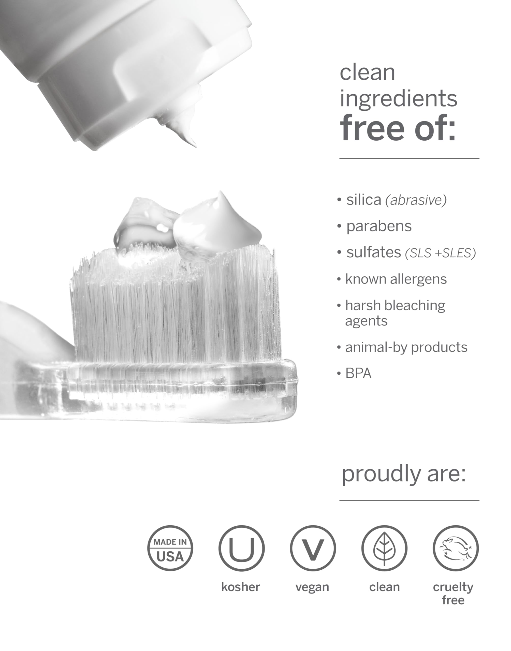 Calprox whitening ingredient badge on packaging
