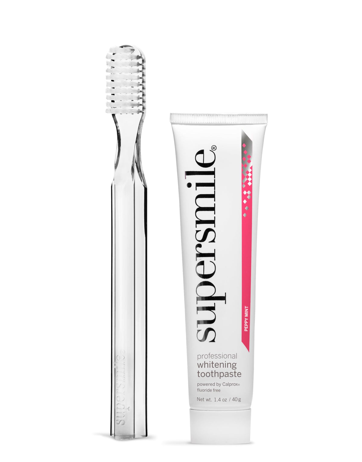 Supersmile fluoride-free whitening toothpaste tube (1.4 oz)