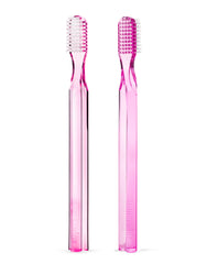Supersmile New Generation 45° long toothbrush with pink angled head, 2-pack