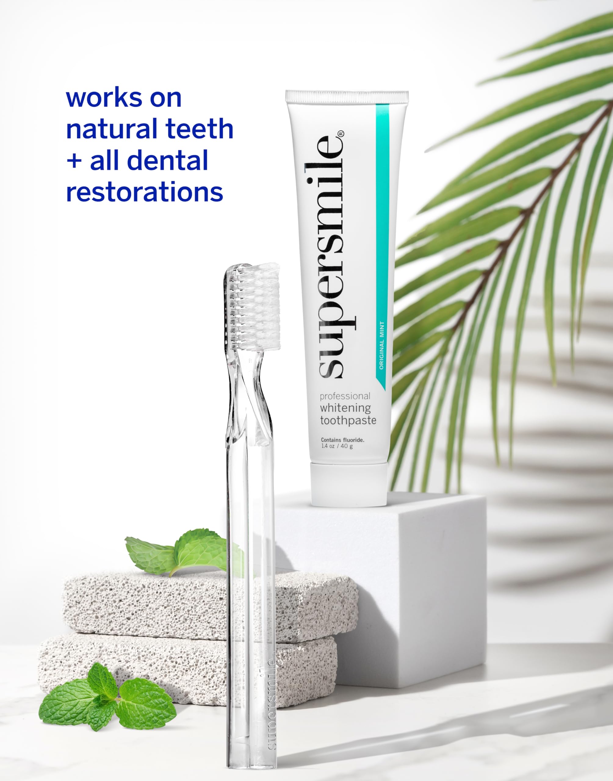 Supersmile Original Mint kit in use