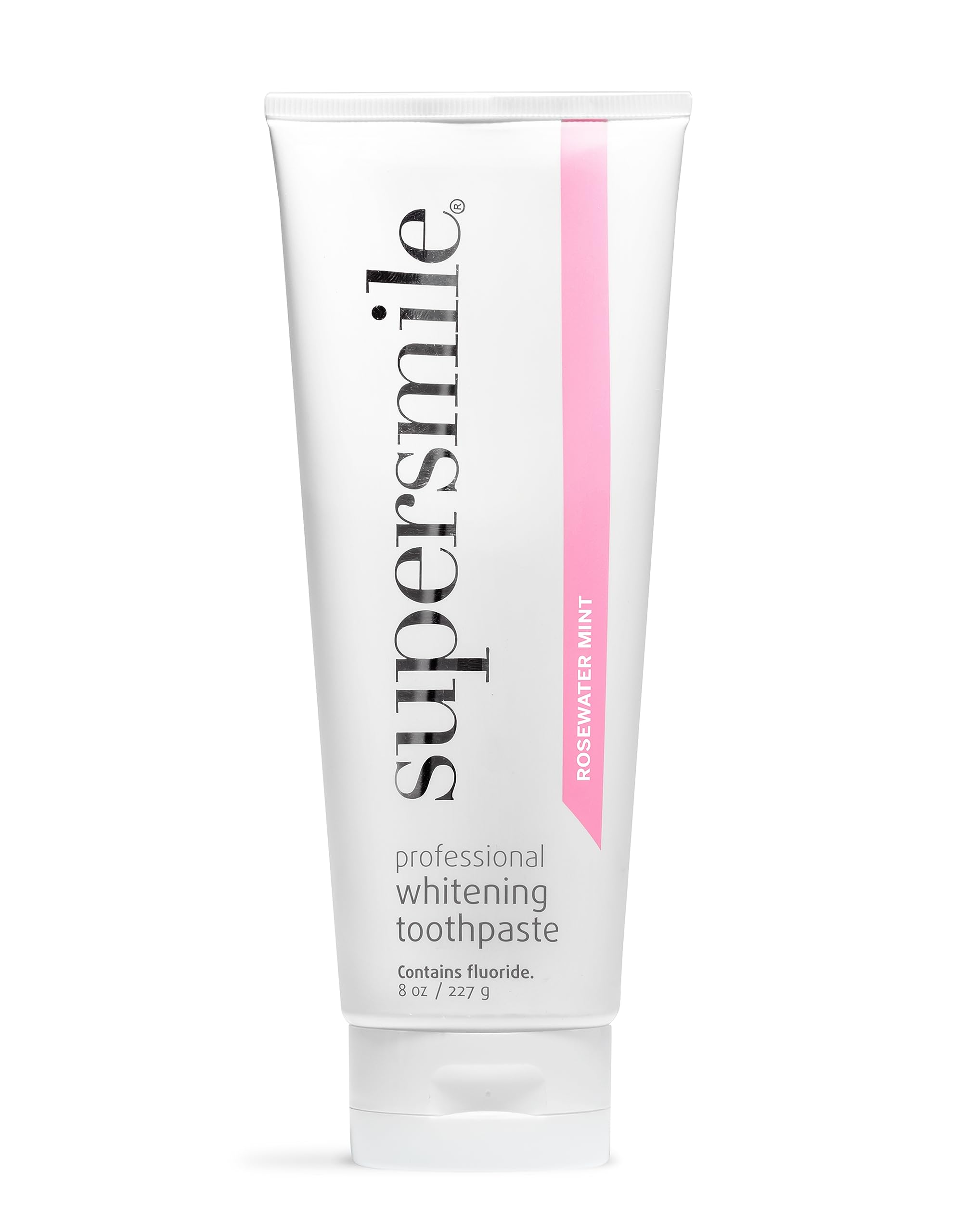 Supersmile Rosewater Mint Whitening Toothpaste bottle