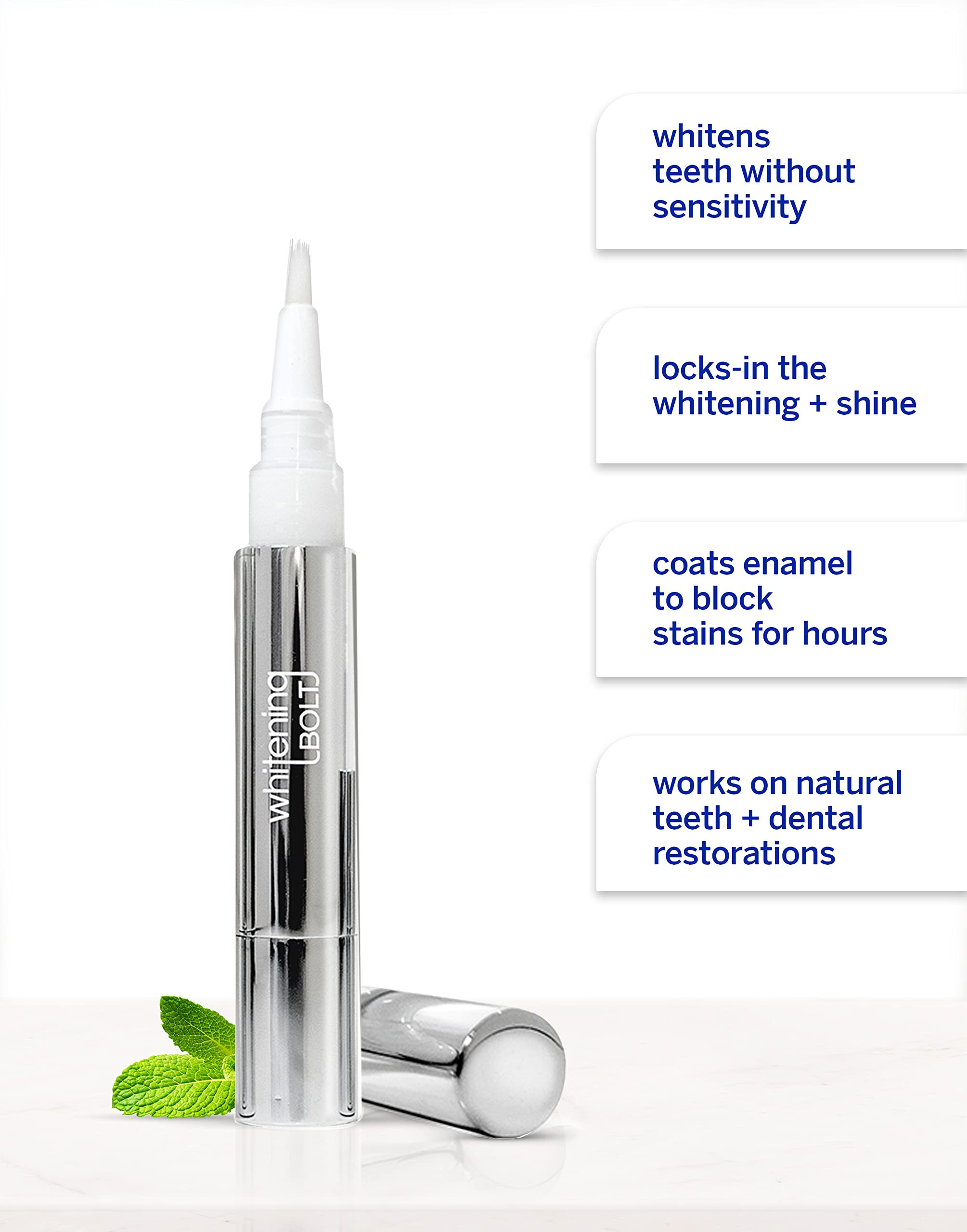 Whitening Bolt suitable for all teeth types