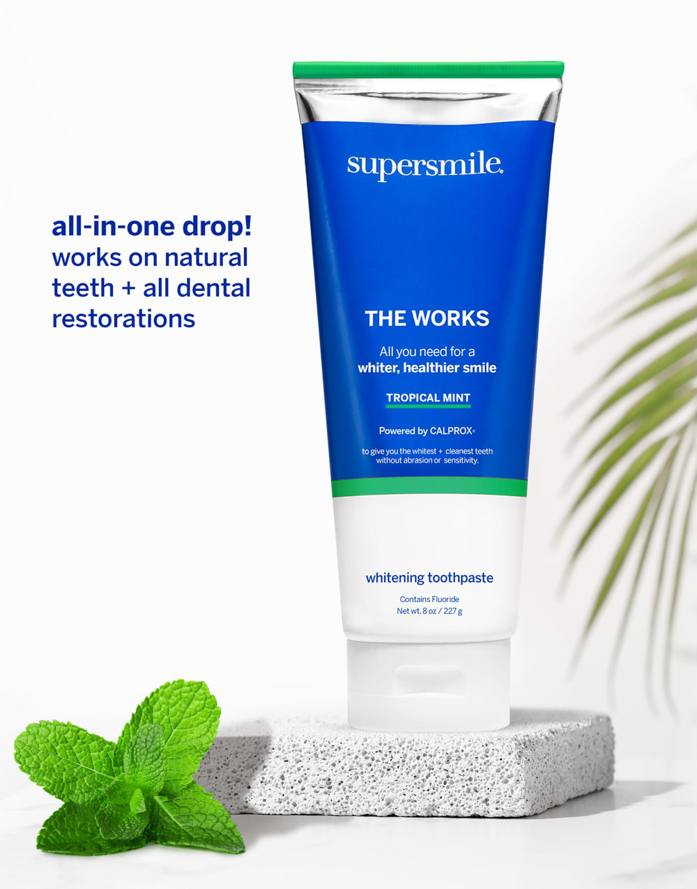 Tooth whitening product for sensitive teeth illustration