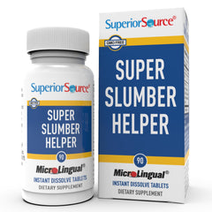 Superior Source Super Slumber Helper bottle with 90 instant dissolve tablets