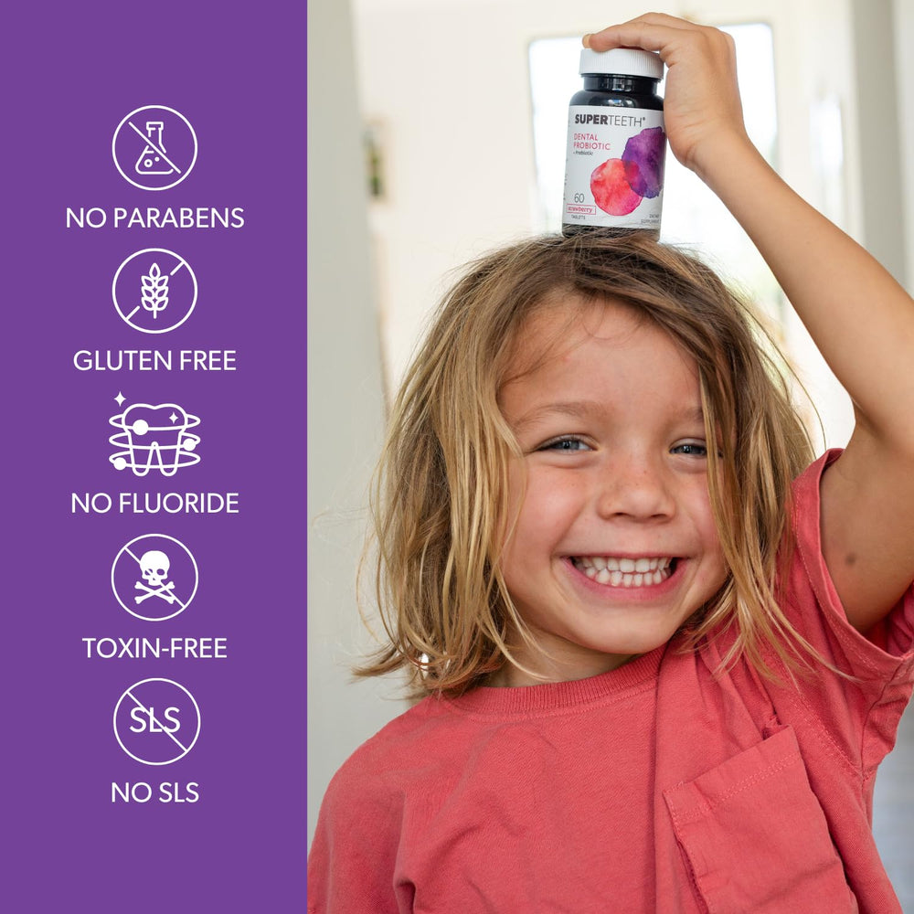 Vegan, fluoride-free and sugar-free certification on packaging