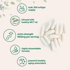 Supplement Facts panel for Micro Ingredients ALA 600mg with MCT Oil