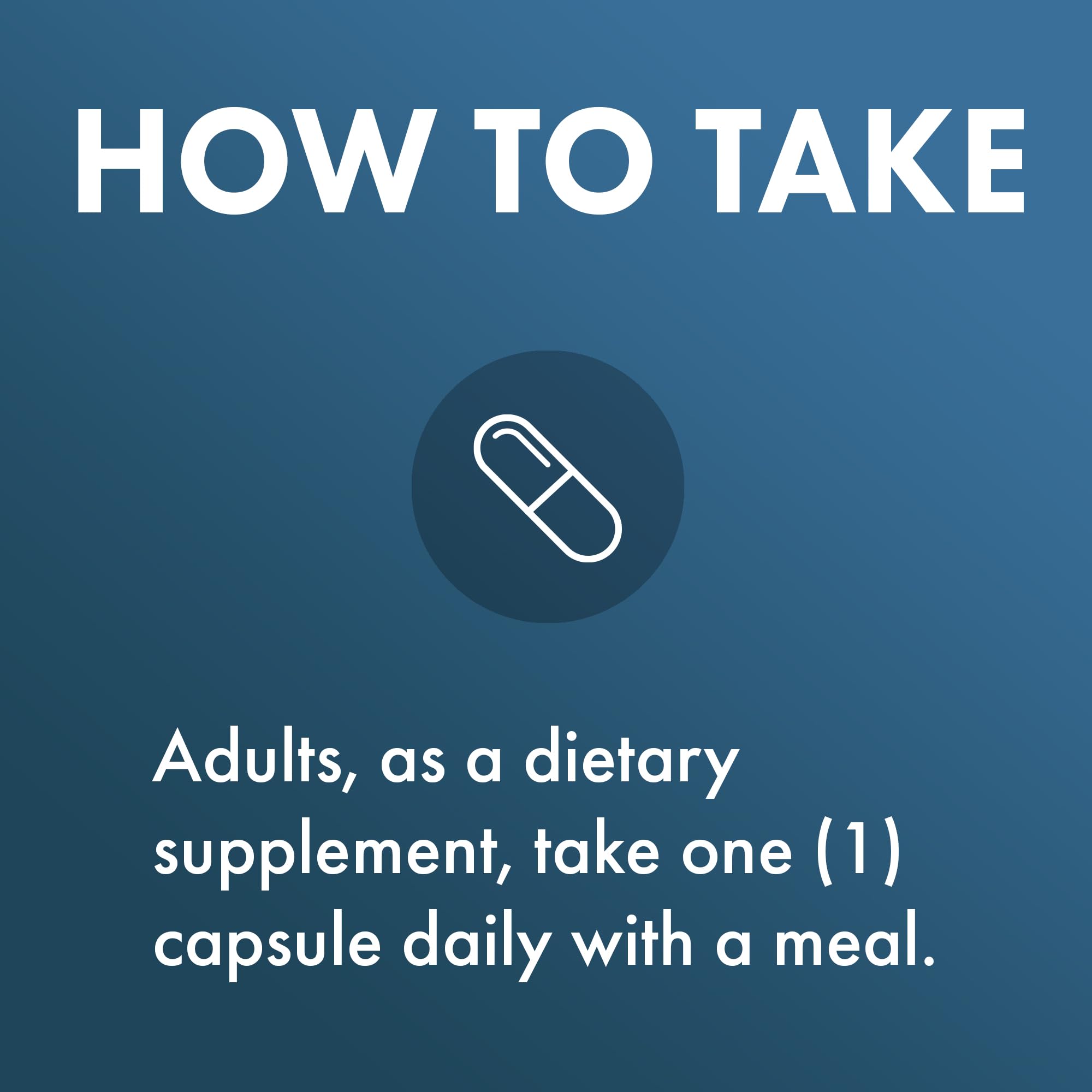 Supplement facts label close-up