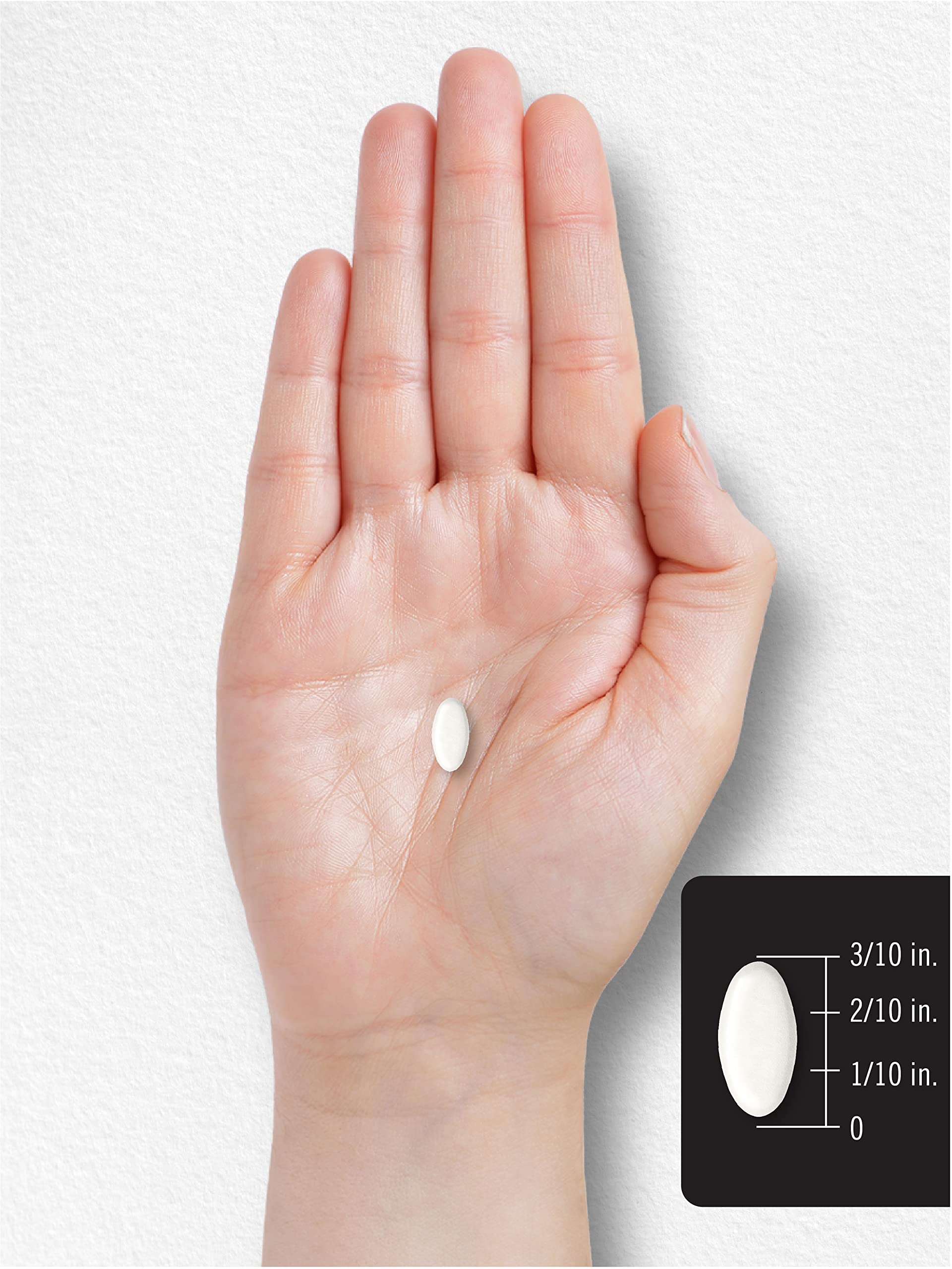 Supplement facts label close-up