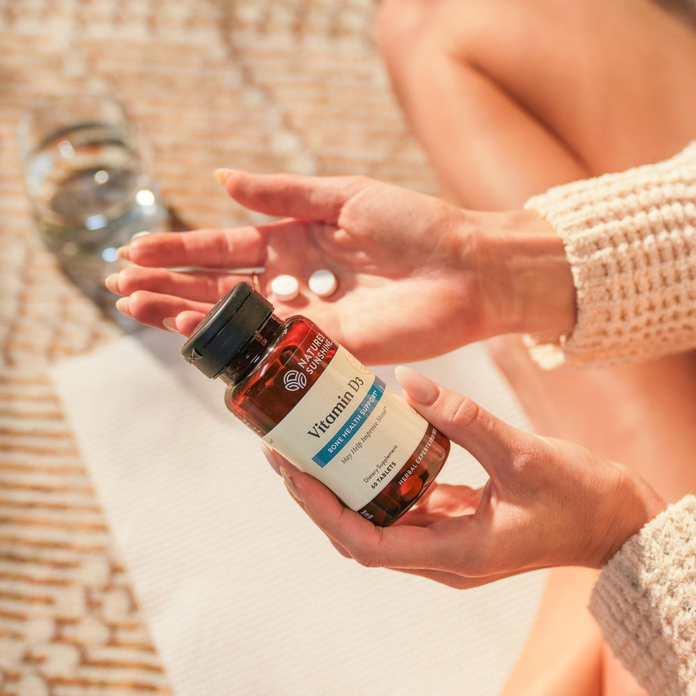 Supplement facts label for Vitamin D3 bottle