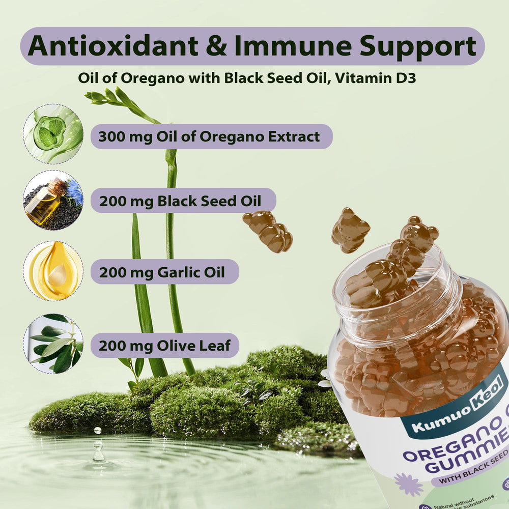 Gummies blended with Elderberry, Olive Leaf, Zinc, Vitamin D3 and Vitamin E