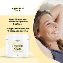 Travel-friendly Melatonin Sleep Cream packaging
