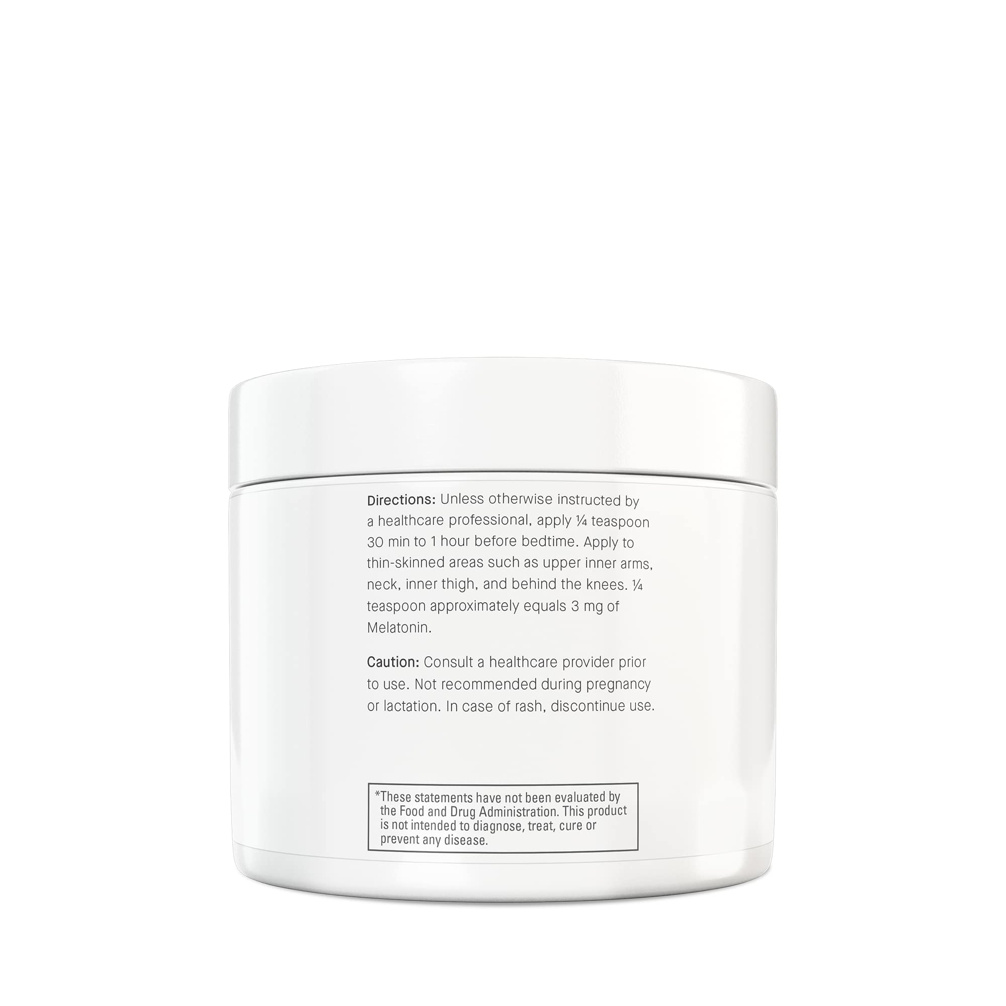 Ingredient list and fragrance-free claim on packaging